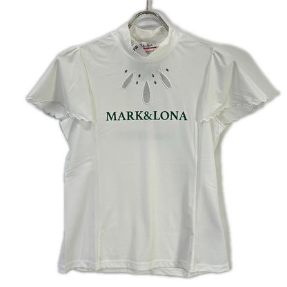 MARK&LONA マークアンドロナ ホワイト モックネック カットソー トップス