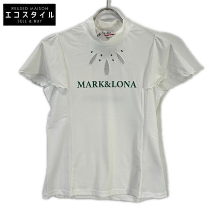 MARK&LONA マークアンドロナ ホワイト モックネック カットソー トップス