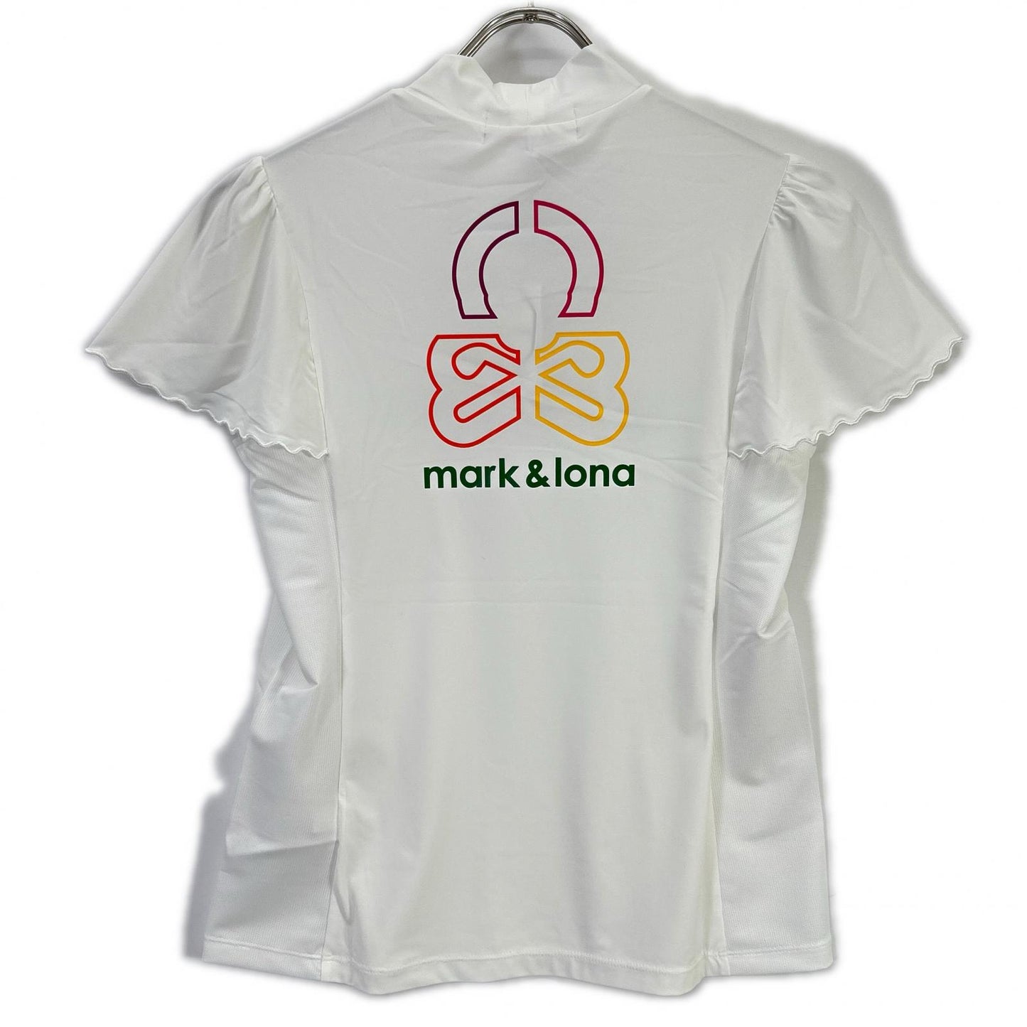 MARK&LONA マークアンドロナ ホワイト モックネック カットソー トップス