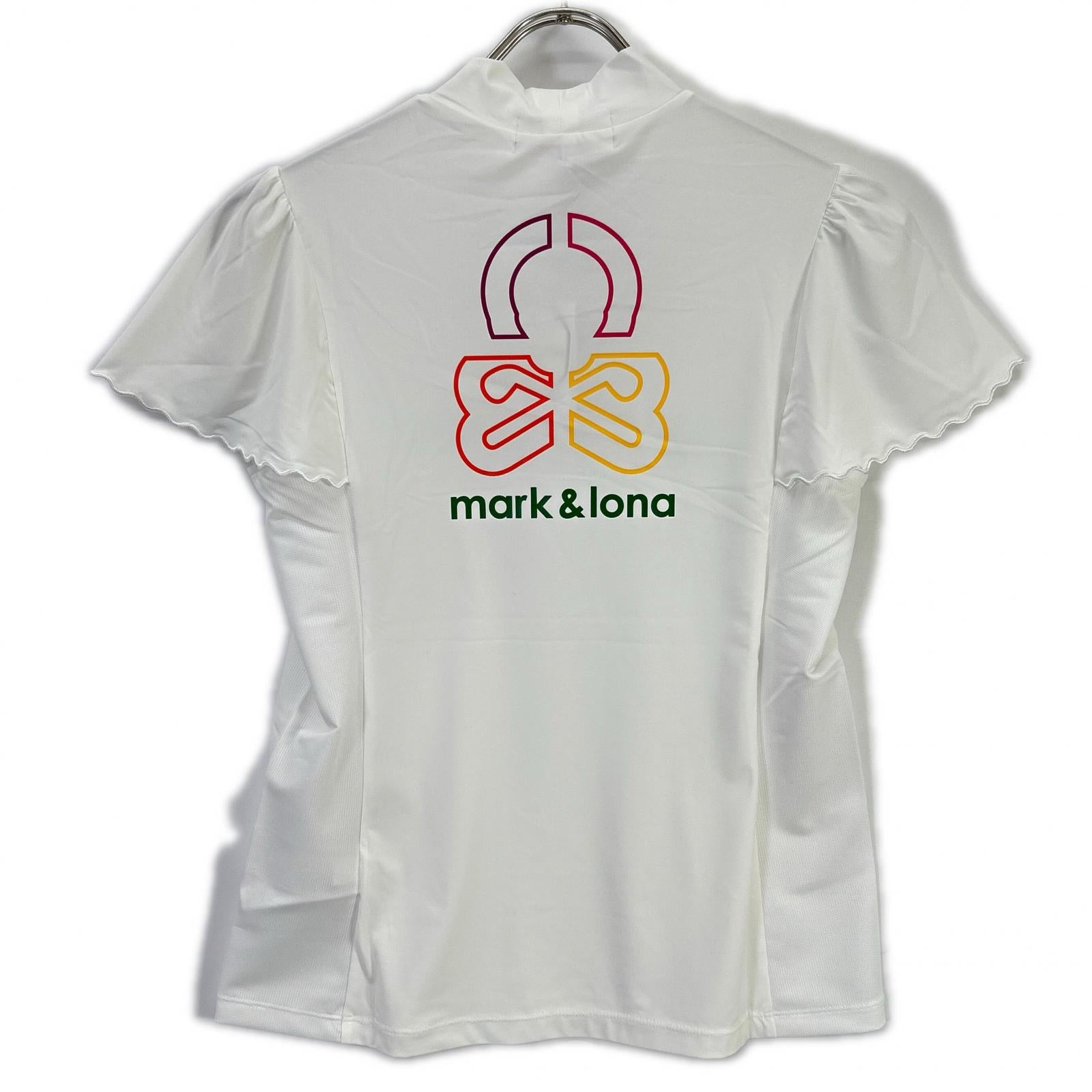 MARK&LONA マークアンドロナ ホワイト モックネック カットソー トップス