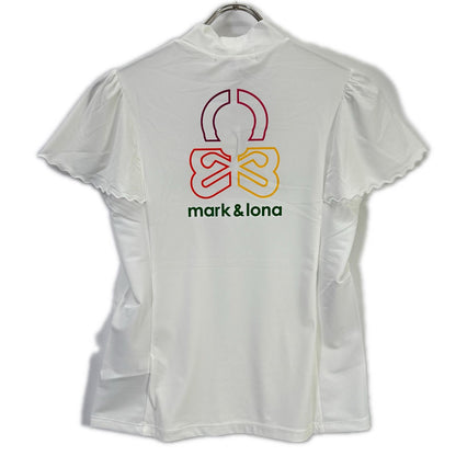 MARK&LONA マークアンドロナ ホワイト モックネック カットソー トップス