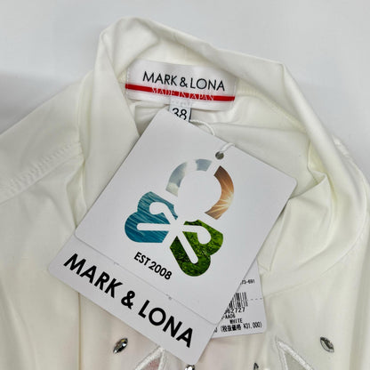 MARK&LONA マークアンドロナ ホワイト モックネック カットソー トップス