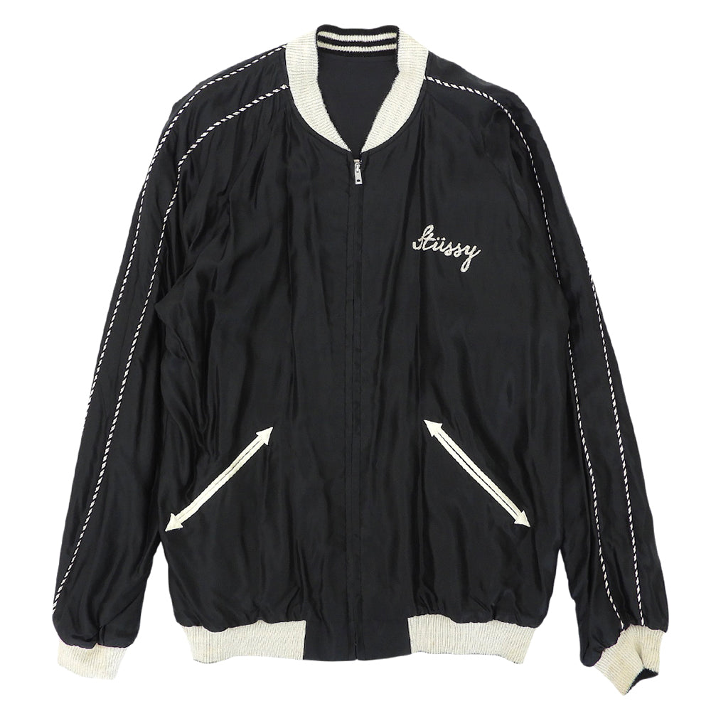 TAILOR TOYO テーラー東洋 ×stussy　ステューシー リバーシブル スカル スカジャン メンズ ブラック L TT13754ST ジャケット