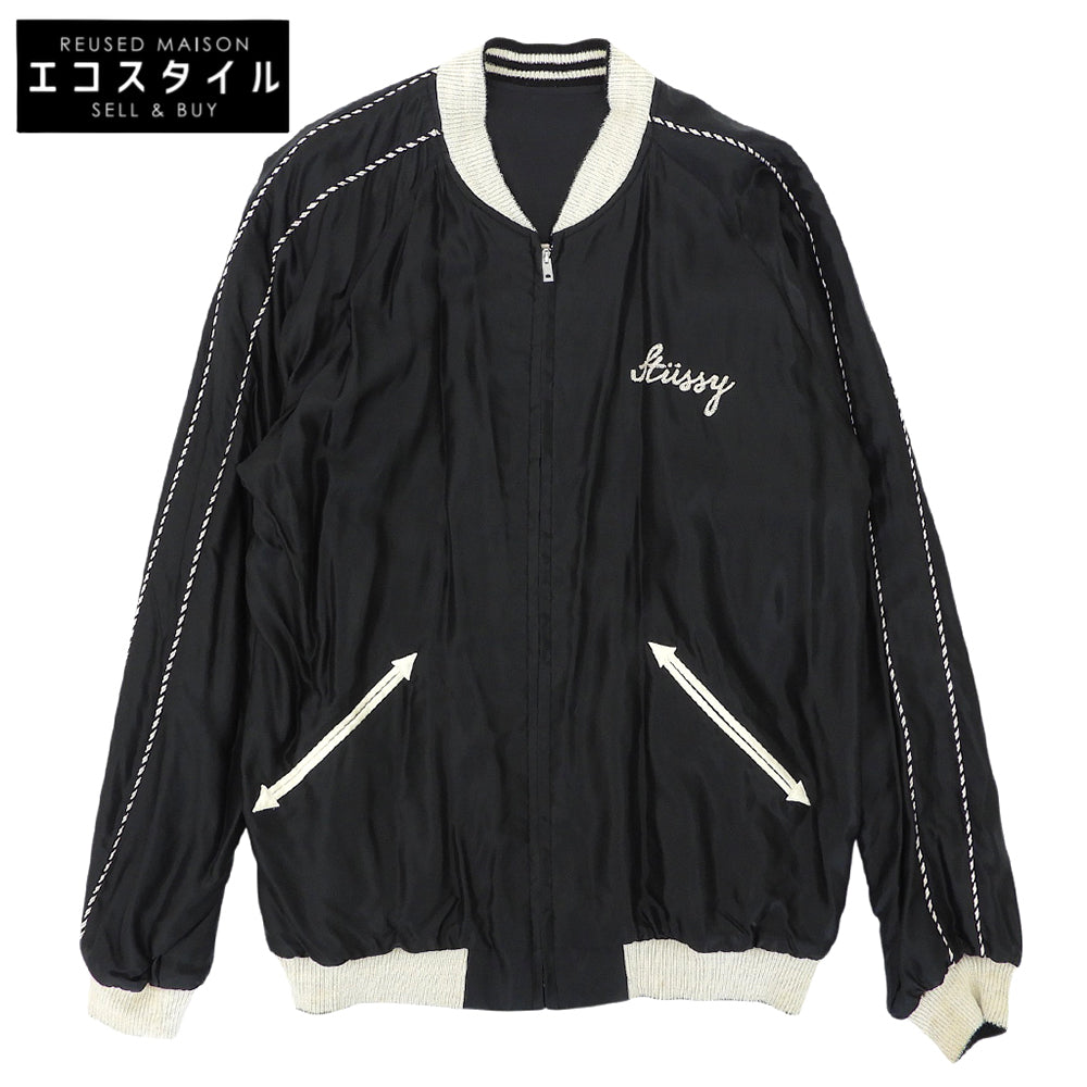 TAILOR TOYO テーラー東洋 ×stussy　ステューシー リバーシブル スカル スカジャン メンズ ブラック L TT13754ST ジャケット