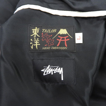 TAILOR TOYO テーラー東洋 ×stussy　ステューシー リバーシブル スカル スカジャン メンズ ブラック L TT13754ST ジャケット