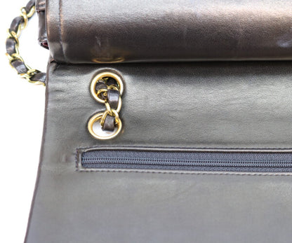CHANEL シャネル 2番 A01113 黒 ラム ゴールド金具 マトラッセ23 バッグ ショルダーバッグ
