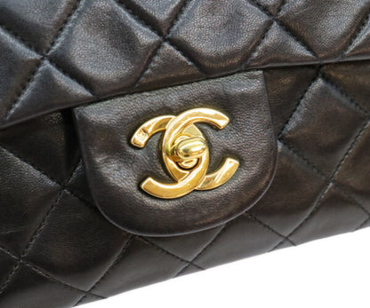 CHANEL シャネル 2番 A01113 黒 ラム ゴールド金具 マトラッセ23 バッグ ショルダーバッグ