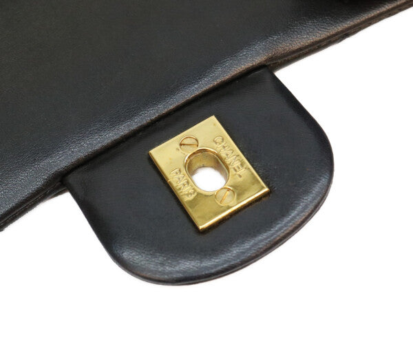 CHANEL シャネル 2番 A01113 黒 ラム ゴールド金具 マトラッセ23 バッグ ショルダーバッグ