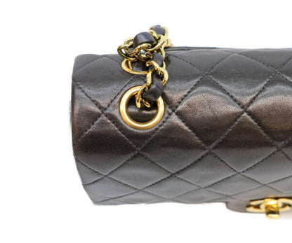 CHANEL シャネル 2番 A01113 黒 ラム ゴールド金具 マトラッセ23 バッグ ショルダーバッグ