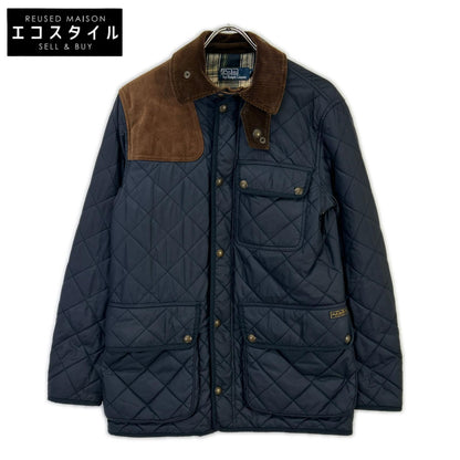 POLObyRalphLauren ポロラルフローレン ネイビー 00S 襟コーデュロイ キルティングジャケット ジャケット