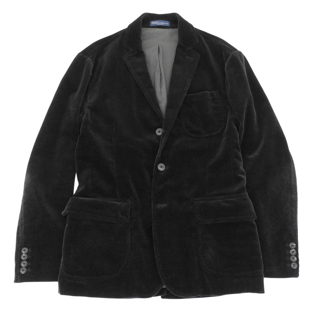 POLObyRalphLauren ポロラルフローレン 3PKT コーデュロイ ジャケット メンズ ブラック38R ジャケット