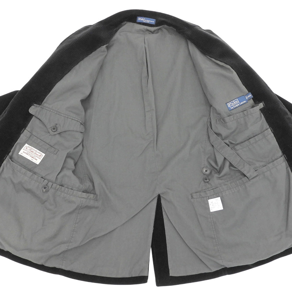 POLObyRalphLauren ポロラルフローレン 3PKT コーデュロイ ジャケット メンズ ブラック38R ジャケット