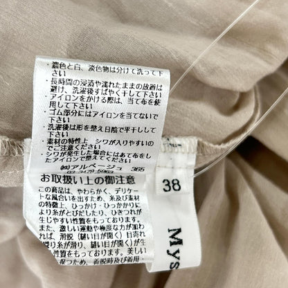 Mystrada マイストラーダ 30167800 ベージュ 洗えるシャーリングボイルワンピース ワンピース