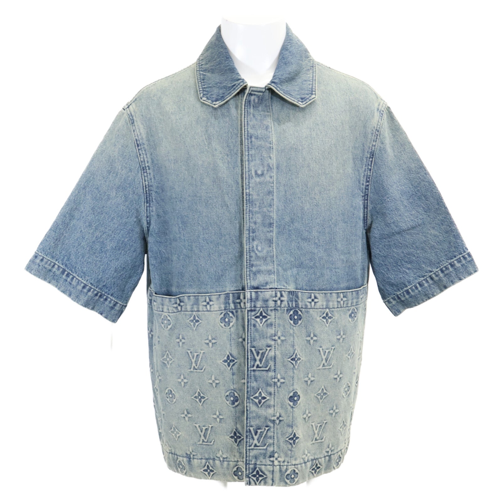 LOUIS VUITTON ルイヴィトン 【新品/国内正規/23年製】RW232Q Y38 HOS46W モノグラム ショートスリーブ デニムジャケット ジャケット