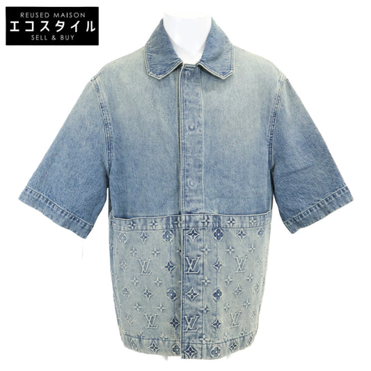 LOUIS VUITTON ルイヴィトン 【新品/国内正規/23年製】RW232Q Y38 HOS46W モノグラム ショートスリーブ デニムジャケット ジャケット