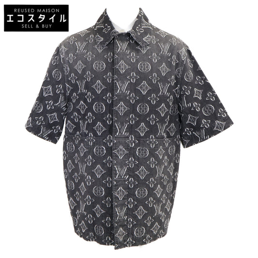 LOUIS VUITTON ルイヴィトン 【新品/国内正規/23年製】RM232 ARS HPS73W モノグラム ショートスリーブ シャンブレーシャツ トップス