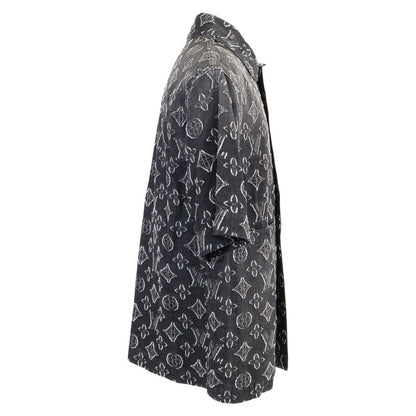 LOUIS VUITTON ルイヴィトン 【新品/国内正規/23年製】RM232 ARS HPS73W モノグラム ショートスリーブ シャンブレーシャツ トップス