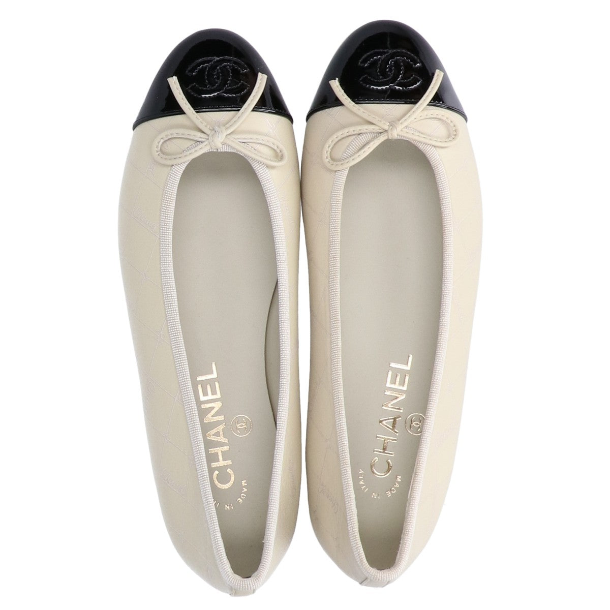 CHANEL Chanel Like new G02819 24AW ballerina ballet flats