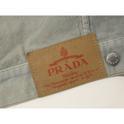 PRADA プラダ 【新品同様/国内正規】GEB227 コーデュロイ ブルゾン/ ジャケット