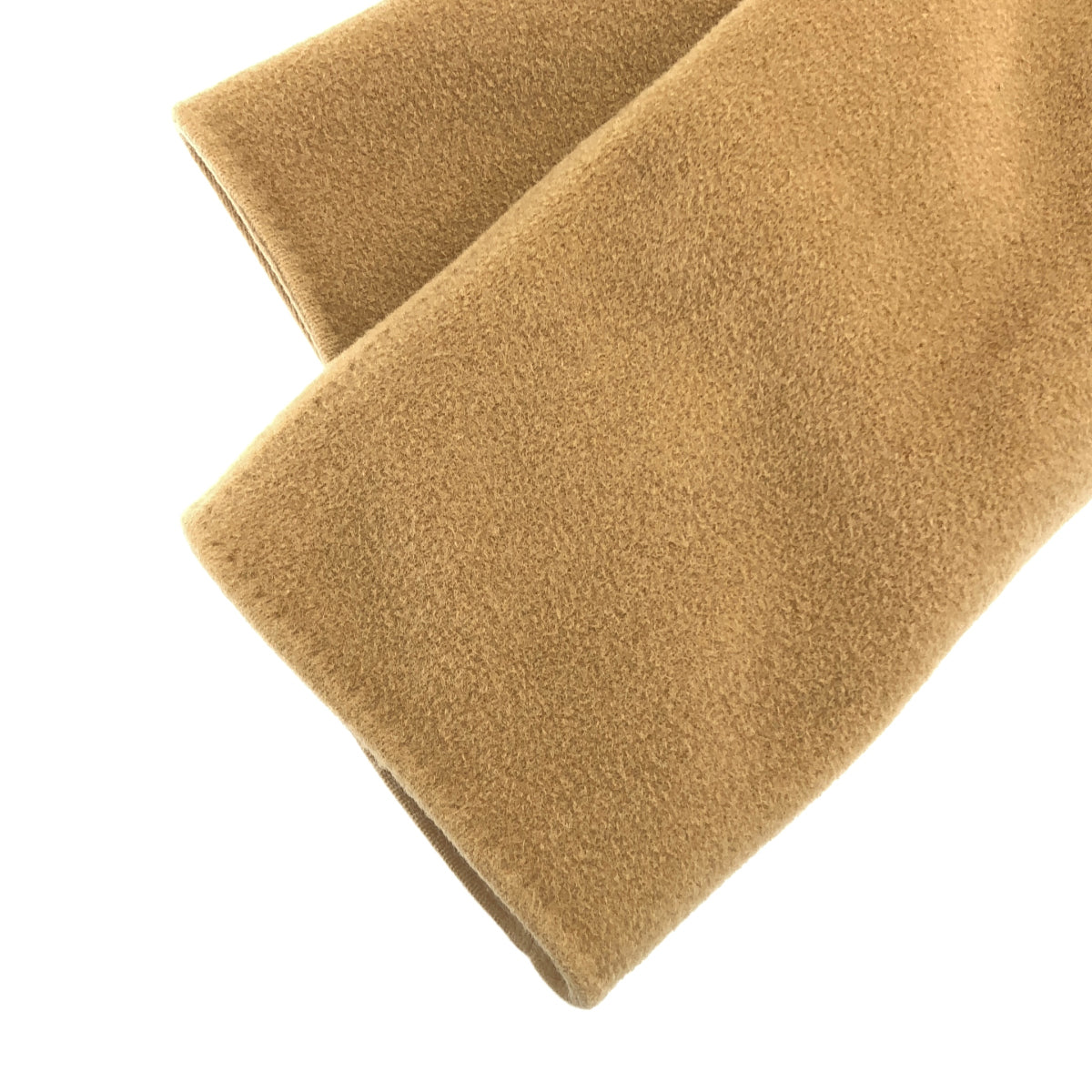 Max Mara マックスマーラ ベージュ カシミヤ混ウール ステンカラーコート トップス