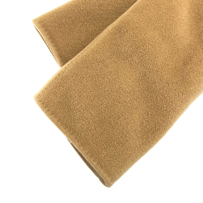 Max Mara マックスマーラ ベージュ カシミヤ混ウール ステンカラーコート トップス
