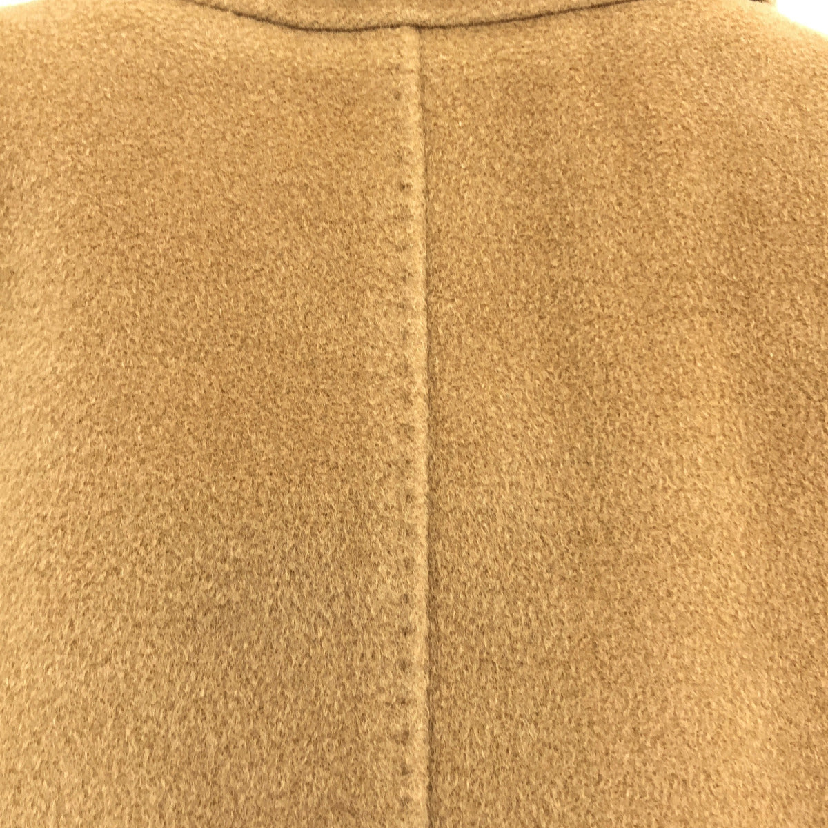 Max Mara マックスマーラ ベージュ カシミヤ混ウール ステンカラーコート トップス