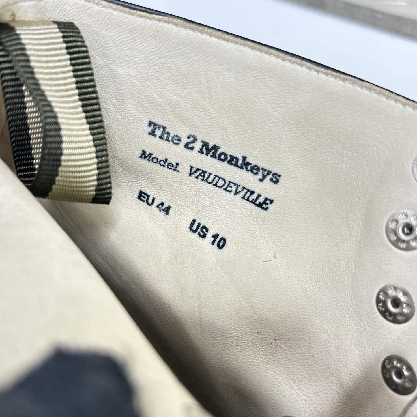 The 2 Monkeys ザツーモンキーズ JELADO 【新品同様】TM83933 VAUDEVILLE レザー ワークブーツ シューズ