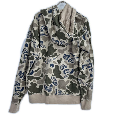 stussy ステューシー カモフラ ジップアップ パーカー トップス