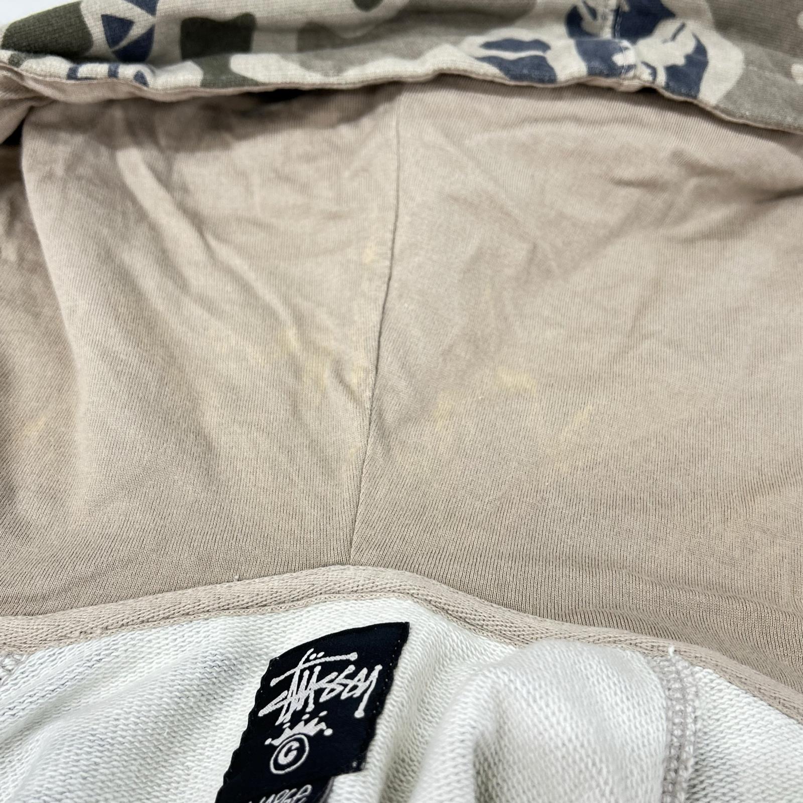 stussy ステューシー カモフラ ジップアップ パーカー トップス