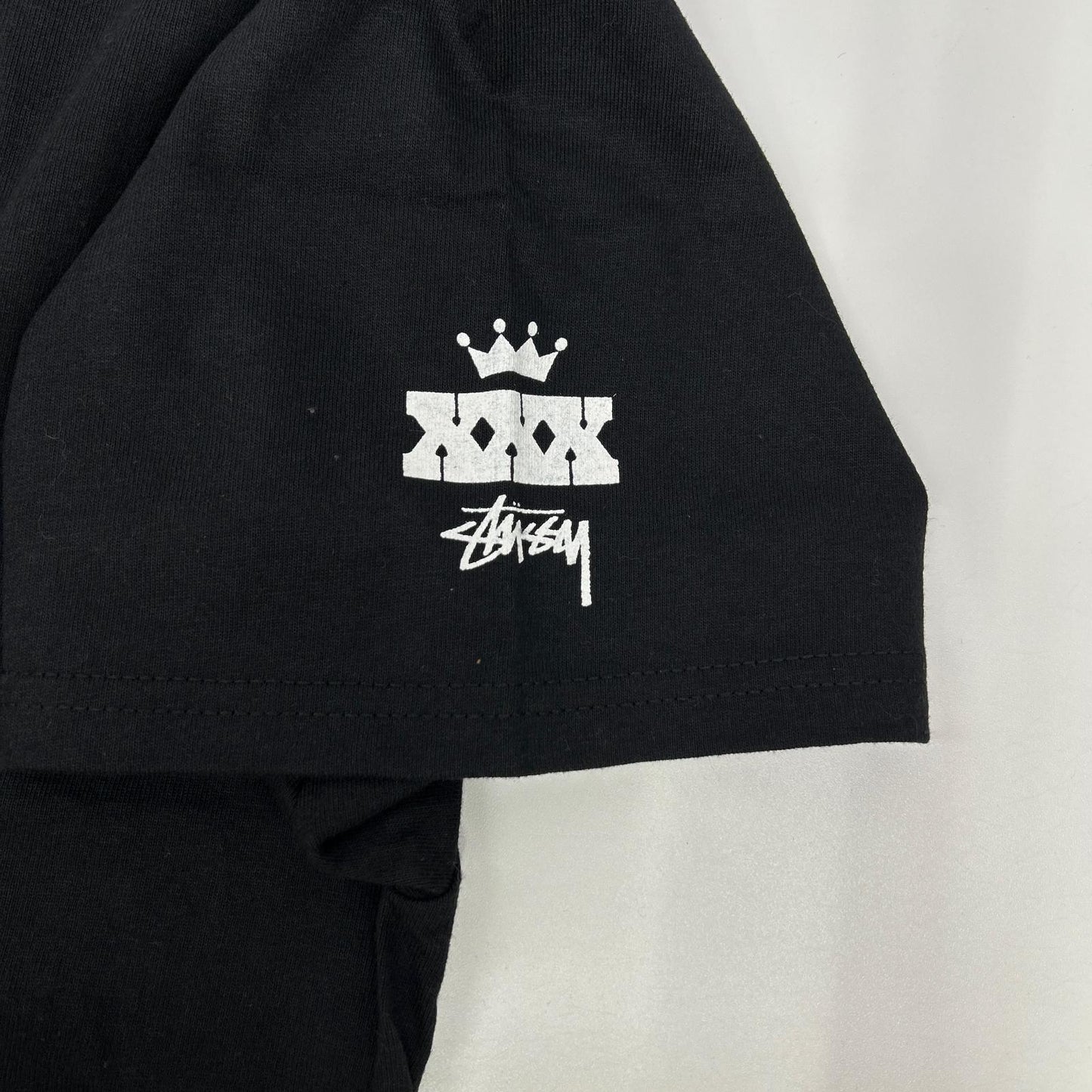 stussy × Whiz limited 30th black anniversary tee top