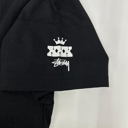 stussy × Whiz limited 30th black anniversary tee top