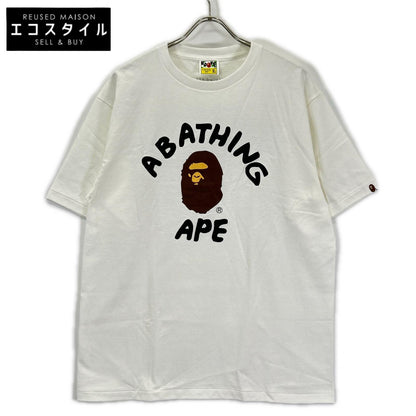 A BATHING APE アベイシングエイプ ホワイト キースヘリング COLLEGE Tシャツ トップス
