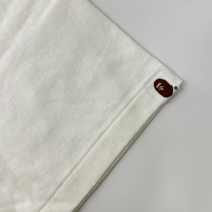 A BATHING APE アベイシングエイプ ホワイト キースヘリング COLLEGE Tシャツ トップス