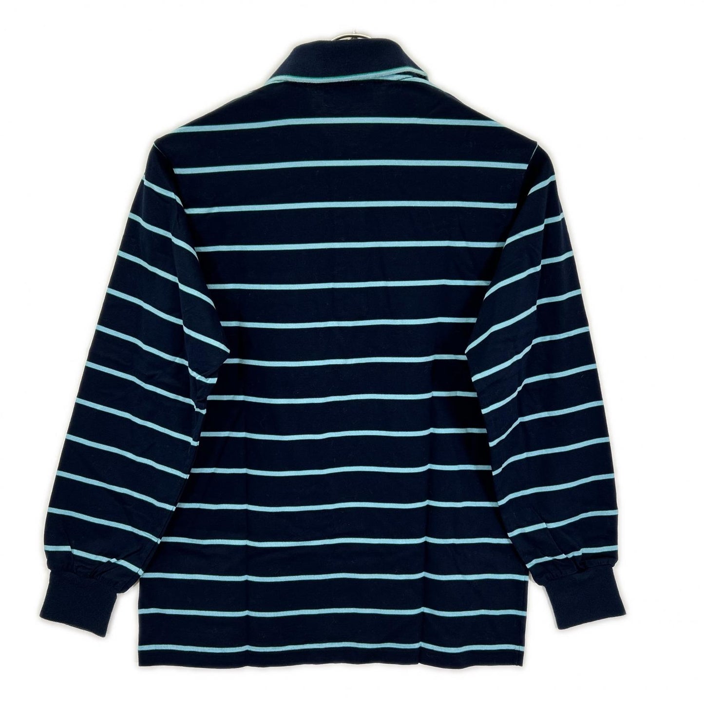 Lacoste ラコステ 1960~90年代 フレラコ ネイビー 長袖 ボーダー ポロシャツ トップス
