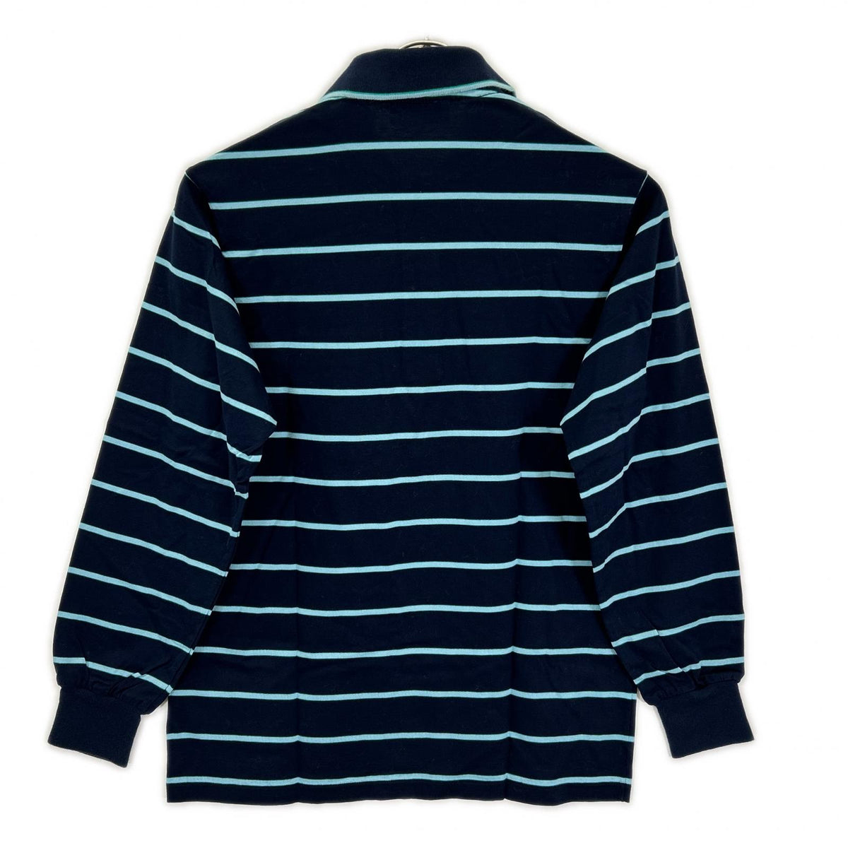 Lacoste Lacoste 1960s–90s French Lacoste navy long-sleeve striped polo shirt top