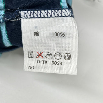 Lacoste ラコステ 1960~90年代 フレラコ ネイビー 長袖 ボーダー ポロシャツ トップス