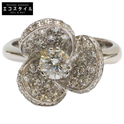 PonteVecchio ポンテヴェキオ 新品仕上げ済み 750 0.326ct 0.53ct ダイヤモンド フラワーモチーフ リング 指輪