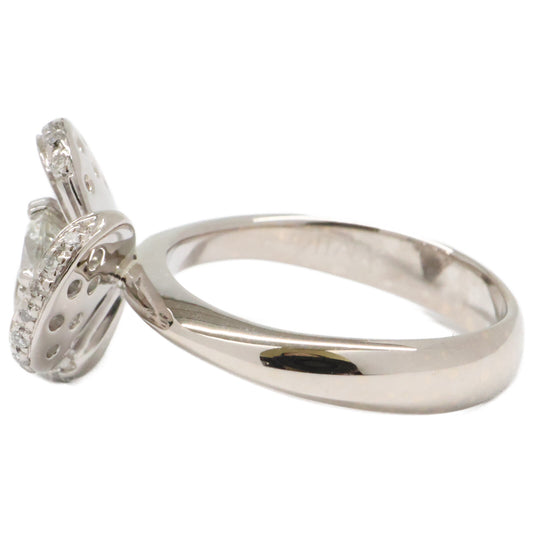 PonteVecchio Newly refinished 750 diamond flower-motif ring, 0.326ct and 0.53ct
