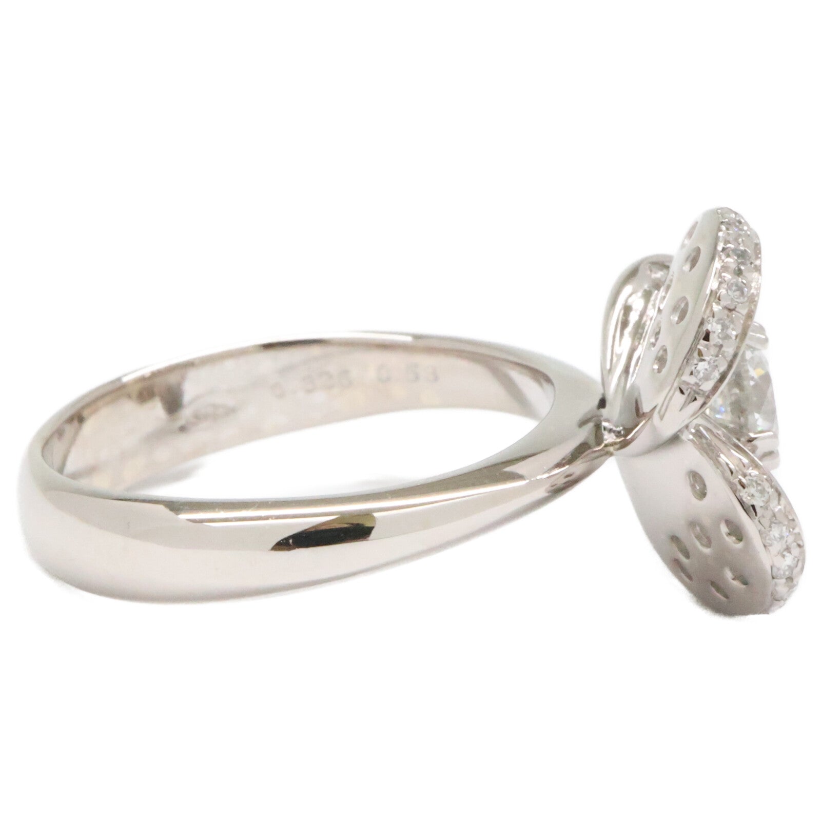 PonteVecchio ポンテヴェキオ 新品仕上げ済み 750 0.326ct 0.53ct ダイヤモンド フラワーモチーフ リング 指輪