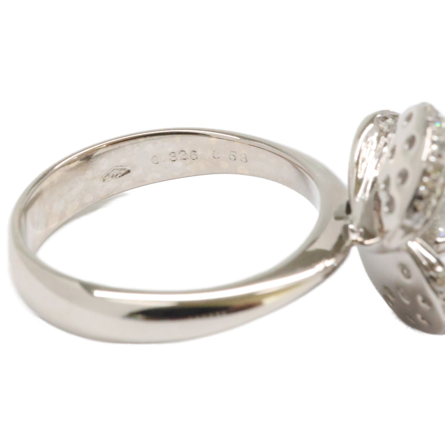 PonteVecchio ポンテヴェキオ 新品仕上げ済み 750 0.326ct 0.53ct ダイヤモンド フラワーモチーフ リング 指輪