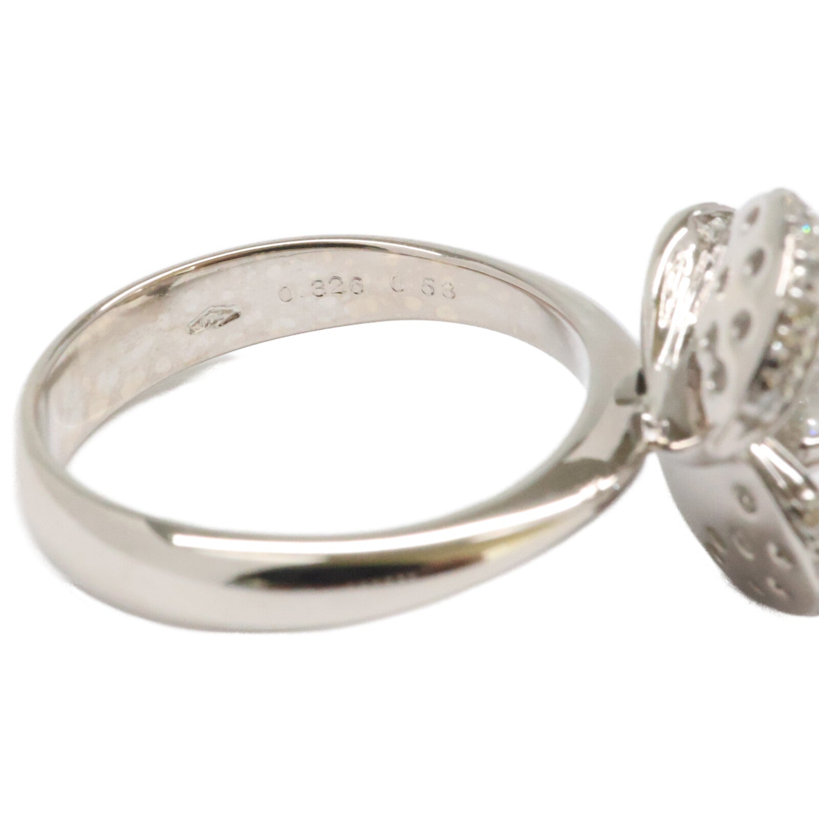 PonteVecchio ポンテヴェキオ 新品仕上げ済み 750 0.326ct 0.53ct ダイヤモンド フラワーモチーフ リング 指輪