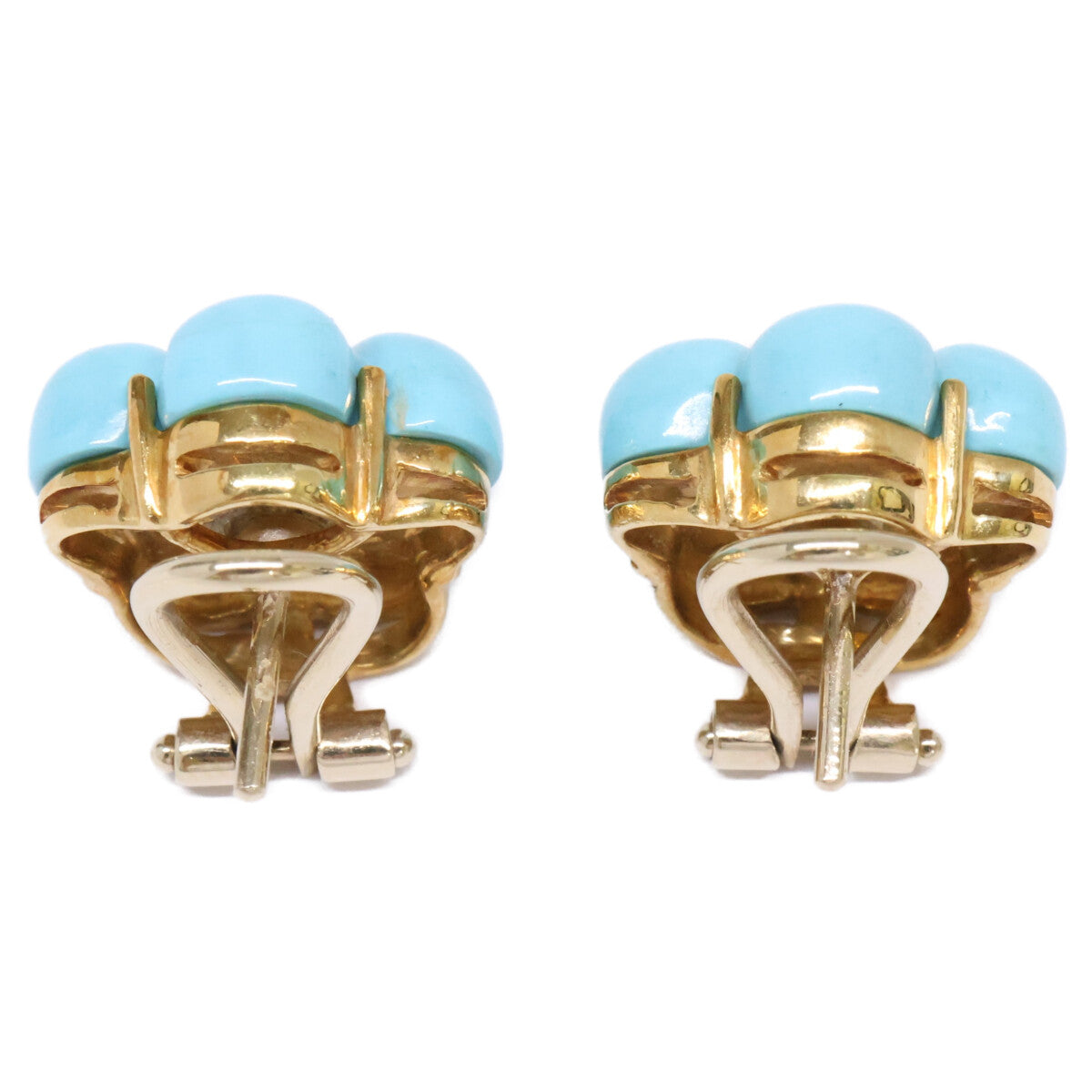 PonteVecchio ポンテヴェキオ 750 D0.14ct ダイヤモンド フラワーモチーフ ピアス