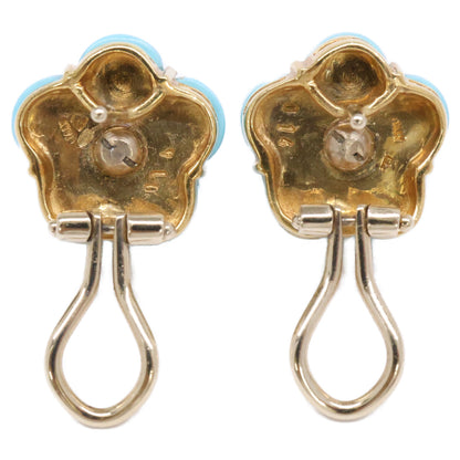 PonteVecchio ポンテヴェキオ 750 D0.14ct ダイヤモンド フラワーモチーフ ピアス