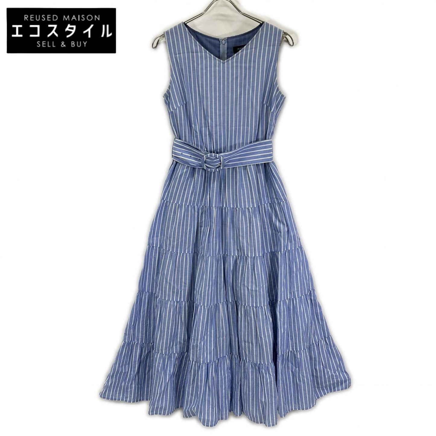 JGbyJUSGLITTY ジャスグリッティー 48262371 ブルー コットンティアードワンピース ワンピース