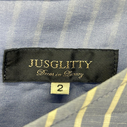 JGbyJUSGLITTY ジャスグリッティー 48262371 ブルー コットンティアードワンピース ワンピース