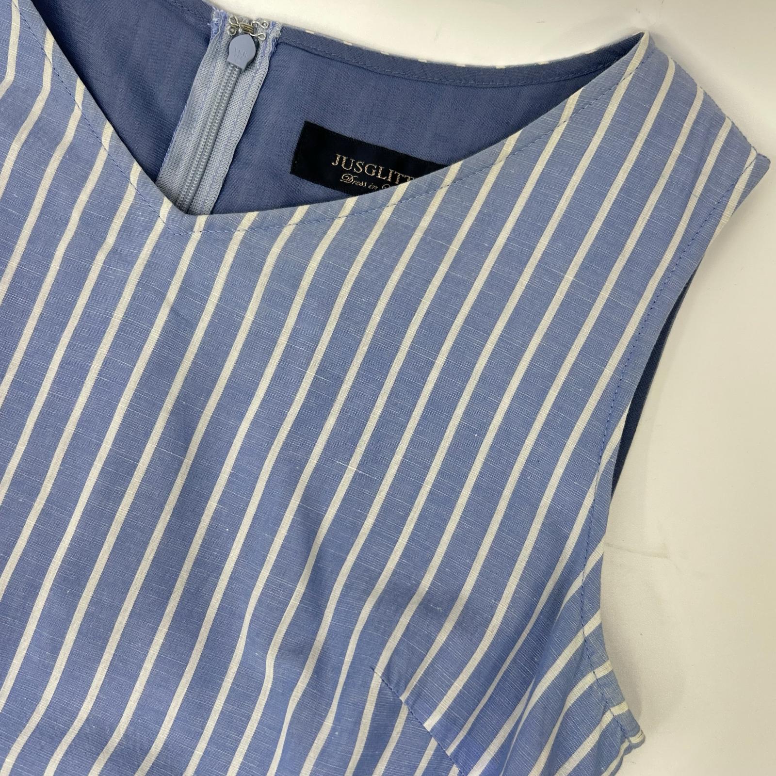 JGbyJUSGLITTY ジャスグリッティー 48262371 ブルー コットンティアードワンピース ワンピース