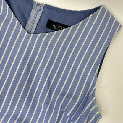 JGbyJUSGLITTY ジャスグリッティー 48262371 ブルー コットンティアードワンピース ワンピース