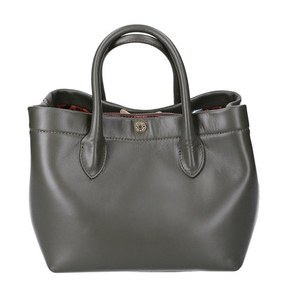 A.D.M.J. Accessoires De Mademoiselle ADMJ 【美品】スワロフスキー レザー ハンドバッグ