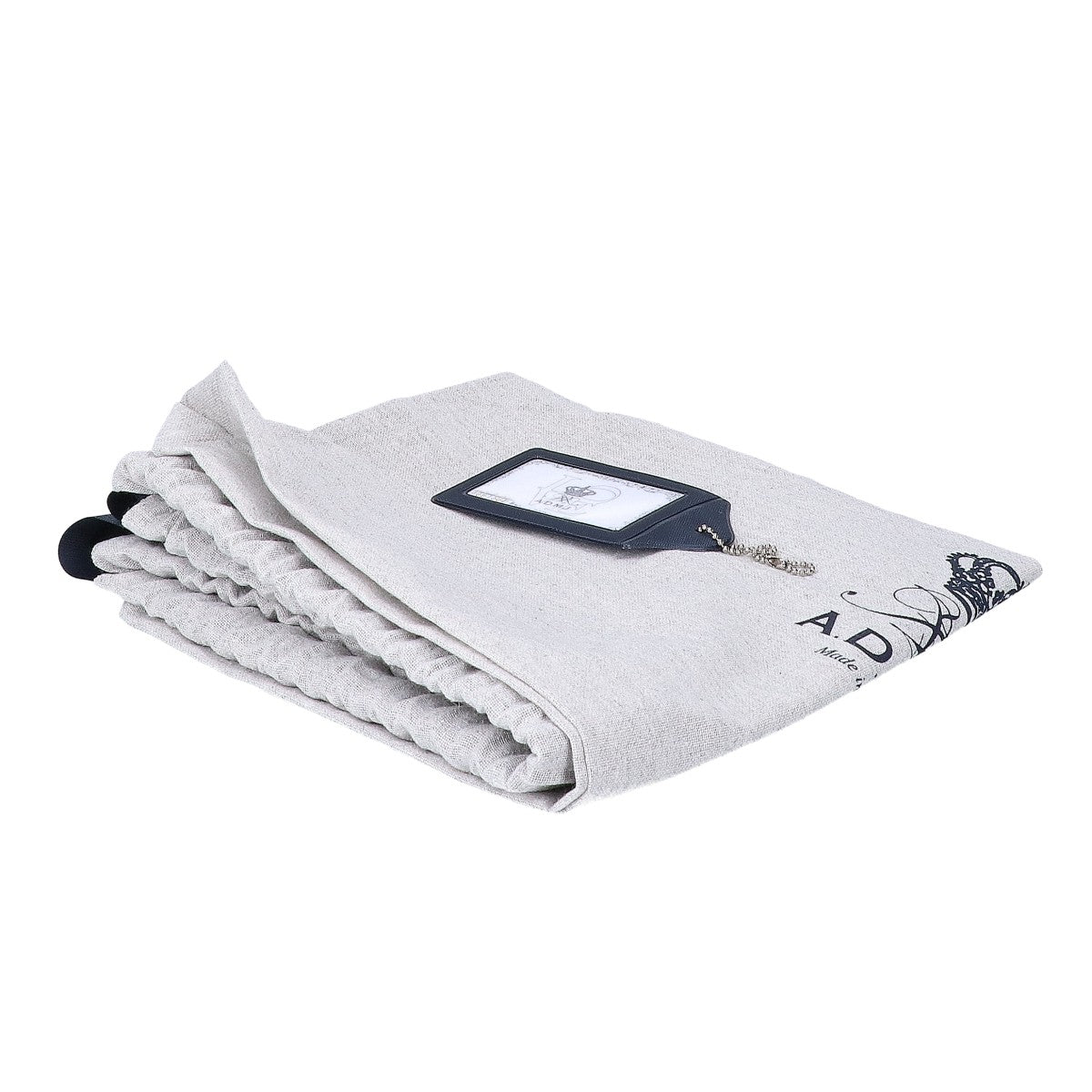 A.D.M.J. Accessoires De Mademoiselle ADMJ 【美品】スワロフスキー レザー ハンドバッグ