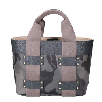 A.D.M.J. Accessoires De Mademoiselle ADMJ 【美品】カモフラージュ コーティングキャンバス/レザー トートバッグ